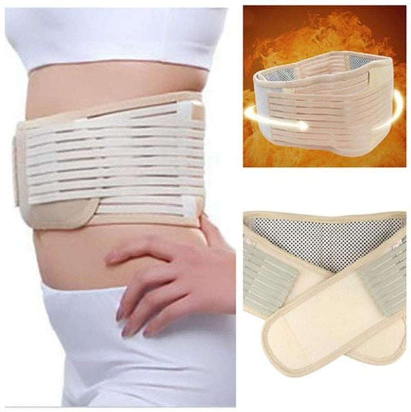 BXT Adjustable Waist Support Belt Tourmaline Self-heating Magnetic Therapy Back Waist Support Lumbar Brace Belt for Lower Back Pain Relief Therapy Support Anti Fatigue Injury Prevention Back Waist Brace - Image 2